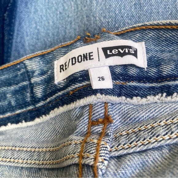 Re/done Levi’s Blue Denim midi skirt size 26 - Picture 14 of 16